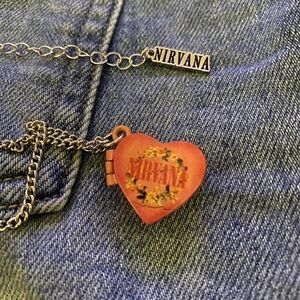 Nirvana "Heart Shaped Box" Locket Necklace